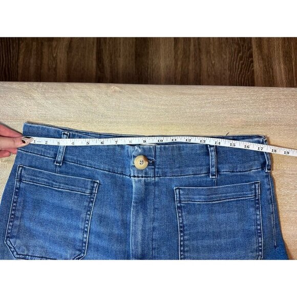 Maeve The Colette Cropped High-rise Wide-leg Jeans Size 32 Anthropologie - Picture 6 of 7